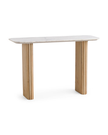Marble Top Console Table | TJ Maxx