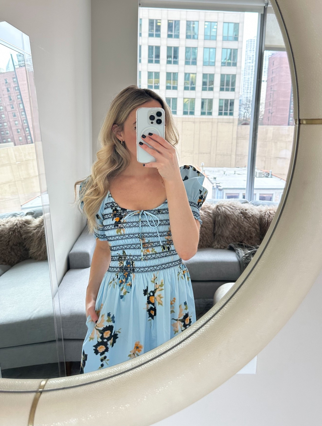 Daily Outfit 

ootd style fashion, spring dress, spring outfit, summer outfit, brunch outfit, dinner party look, vacation outfit, hill house home, floral dress, smocked dress, gold hoops, gold jewelry, gold accessories 

#LTKTravel #LTKWedding #LTKootd