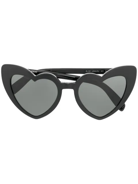 Saint Laurent Eyewear Heart Frame Sunglasses - Farfetch | Farfetch (US)