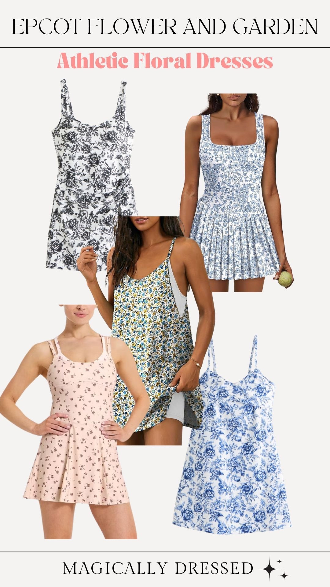 The perfect floral athletic dresses to wear  to the Epcots Flower and Garden Festival!



#LTKFestival #LTKActive #LTKTravel