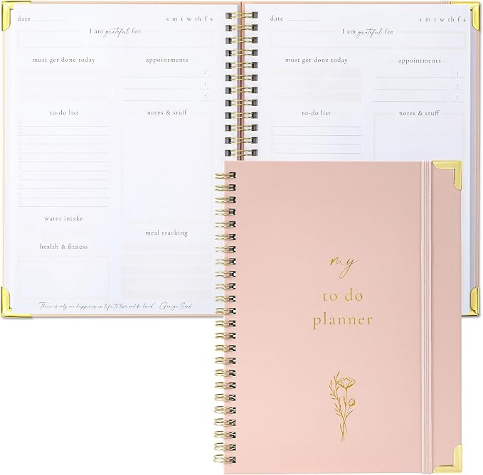 Beautiful To Do List Notebook - Aesthetic Daily Planner to Easily Organize Your Tasks And Boost P... | Amazon (US)