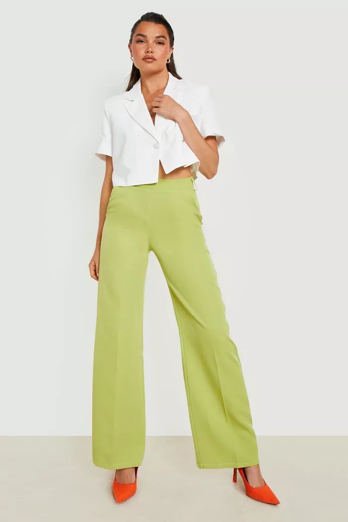 Pocket Detail Relaxed Fit Wide Leg Trousers | Boohoo.com (US & CA)