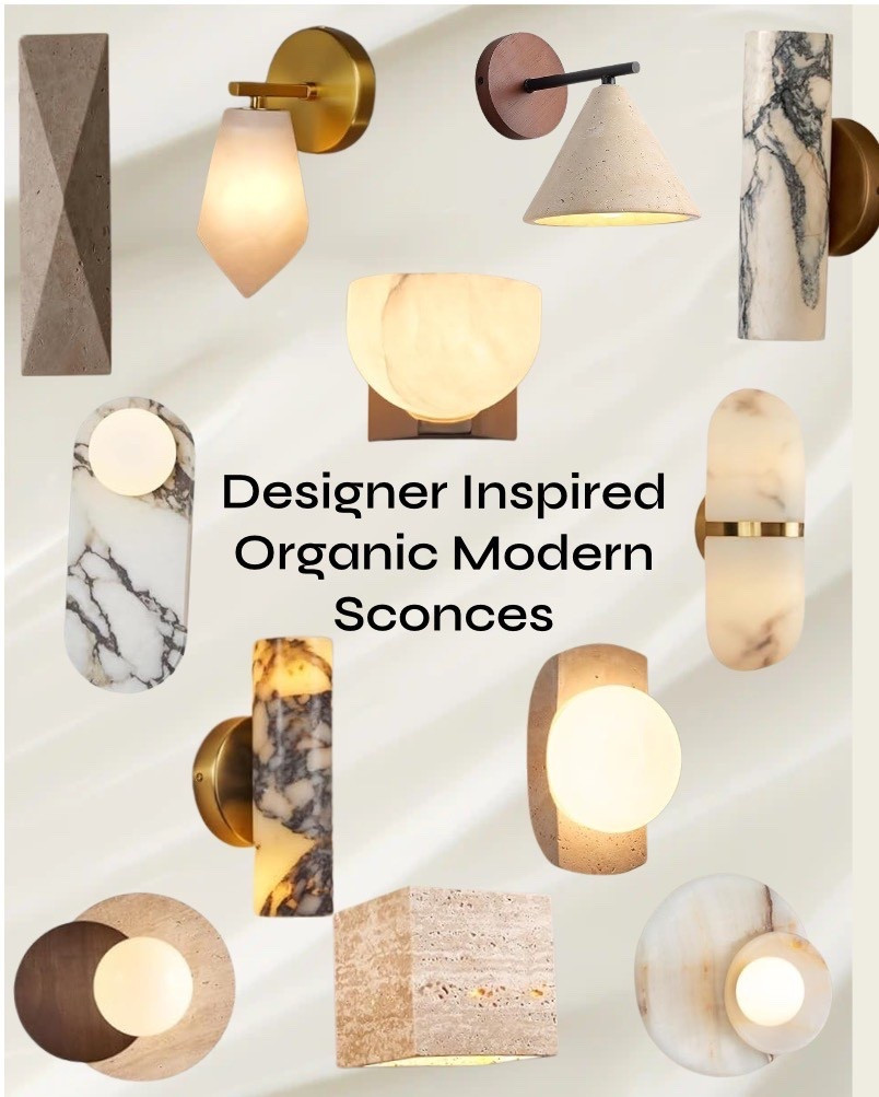 wabi-sabi style sconces that look designer high end but are actually budget-friendly !

.
.
wabi-sabi light fixtures | organic-modern | nordic | japandi sconce lighting | stone lighting | travertine | marble | free-form organic lighting 

#LTKSaleAlert #LTKHome #LTKdayinmylife