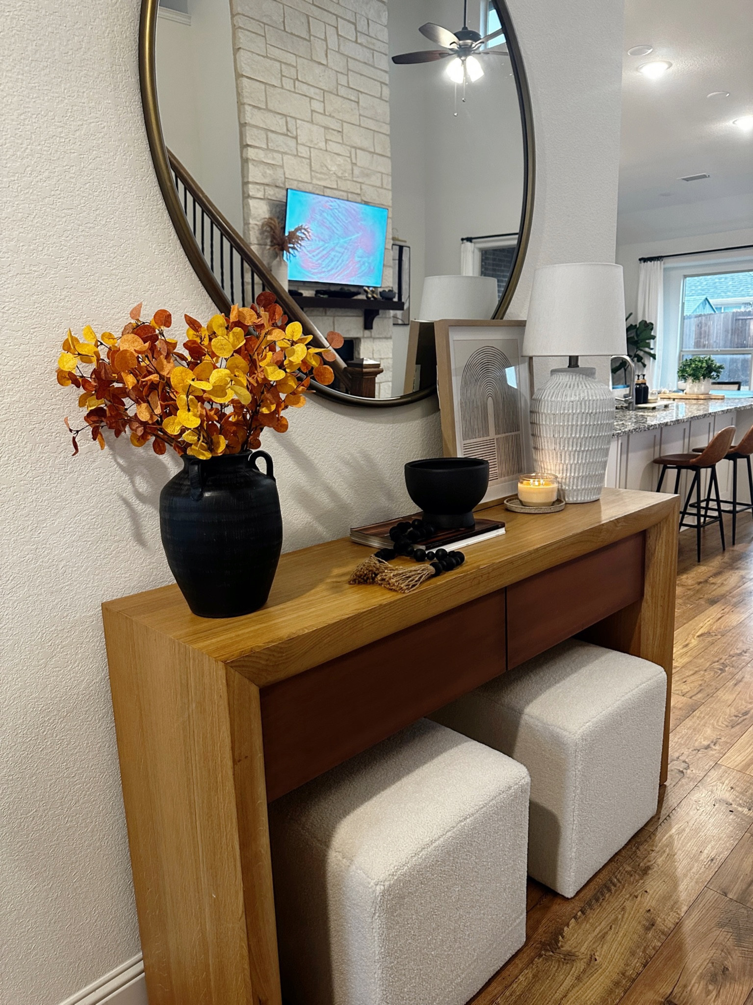 I’m here to share my love for these Target Ottomans. 

I got them to elevate my entryway and they are a touch of elegance that make my perfect welcoming entryway 😍😊
Unfortunately the console is no longer in stock so I added a few alternatives 🤗

#entrywaydecor #homedecor #homesweethome #homedesign #entryway #ottomans #homeentryway #consoletable #consoletabledecor #entrywaytable #targetfurniture #target

#LTKhome