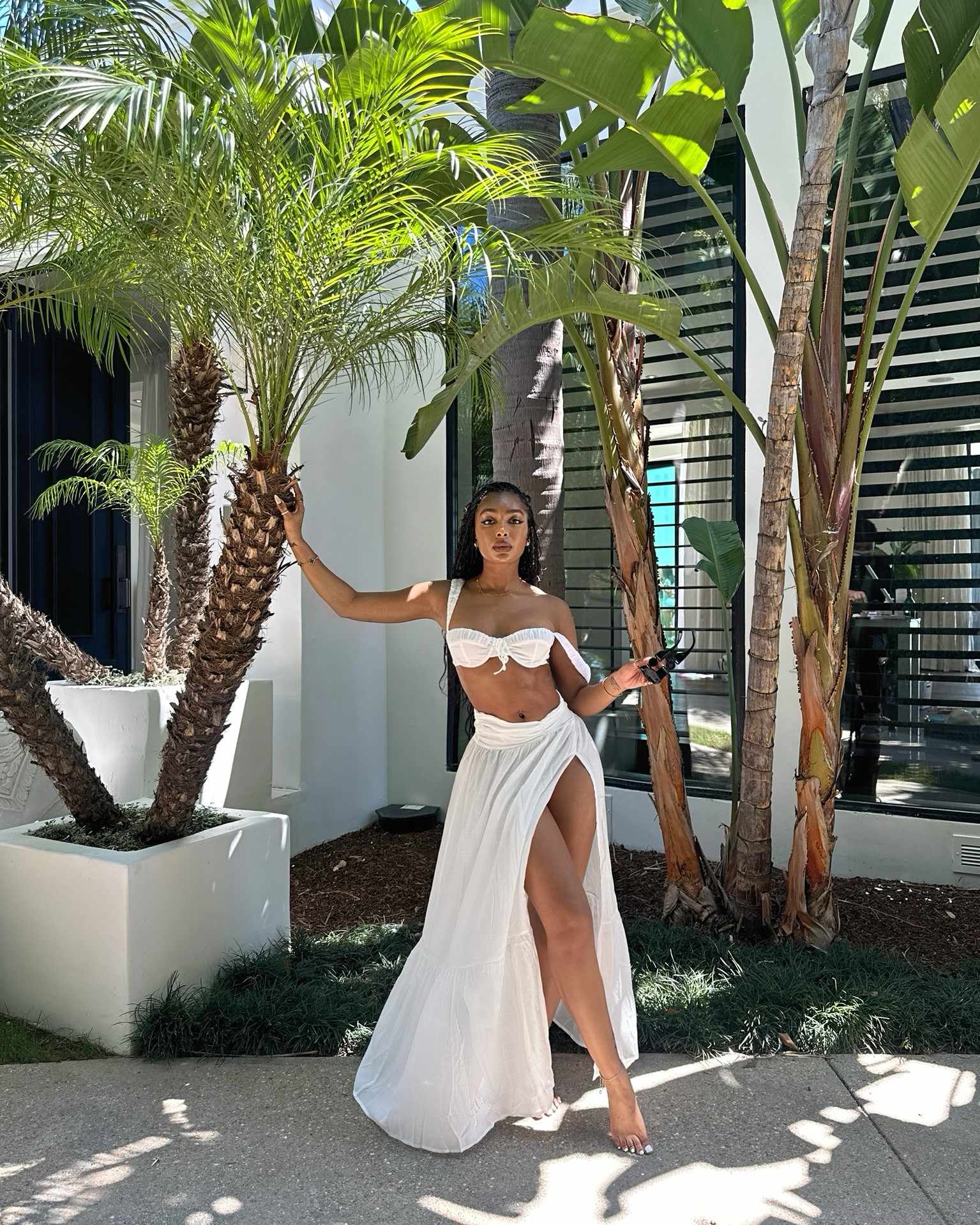 Beach outfit, maxi skirt, summer outfit, white bikini, white besch skirt, sarong skirt, summer style, pool outfit, beach party outfit 

#LTKSeasonal #LTKeurope #LTKstyletip