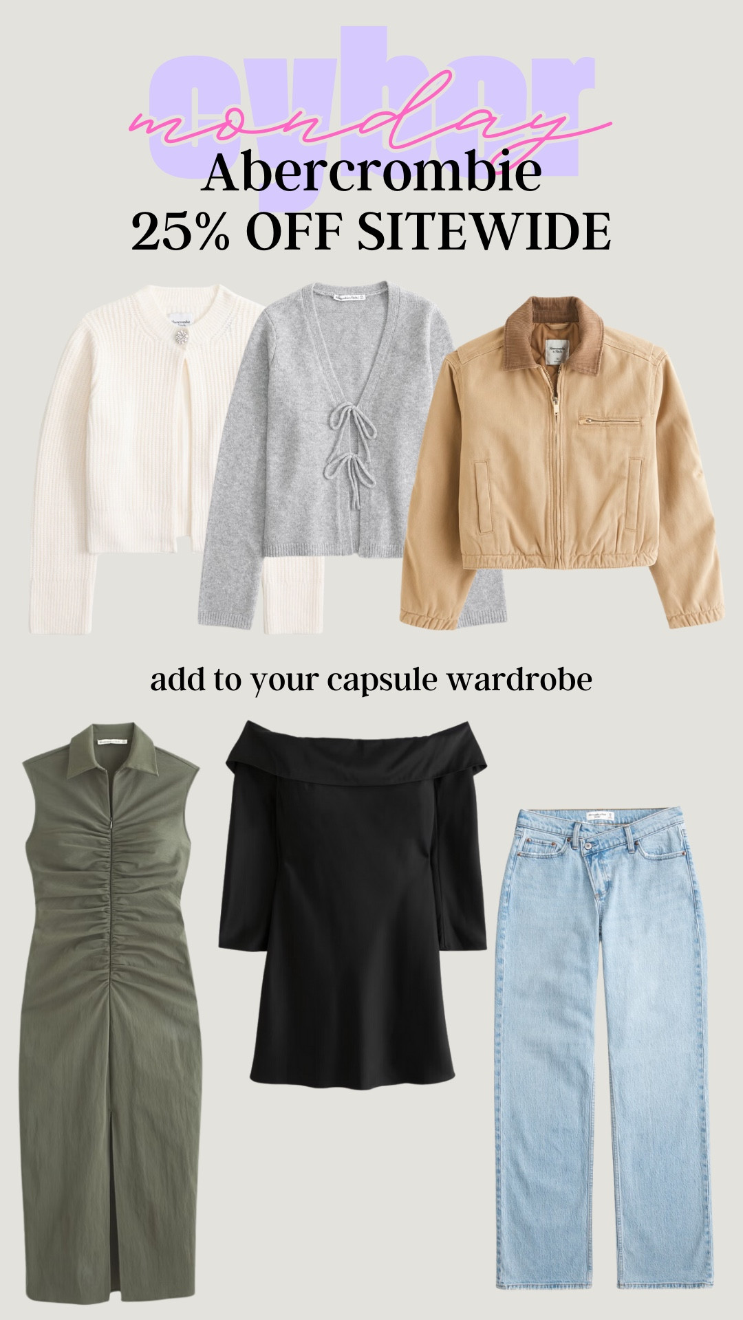 Abercrombie Cyber Monday 🫶🏼

#LTKCyberWeek #LTKFindsUnder100