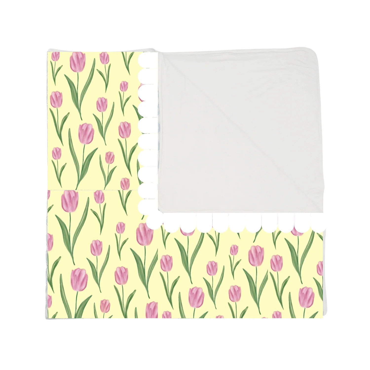 Yellow Tulip Stroller Blanket | Hamner Hill