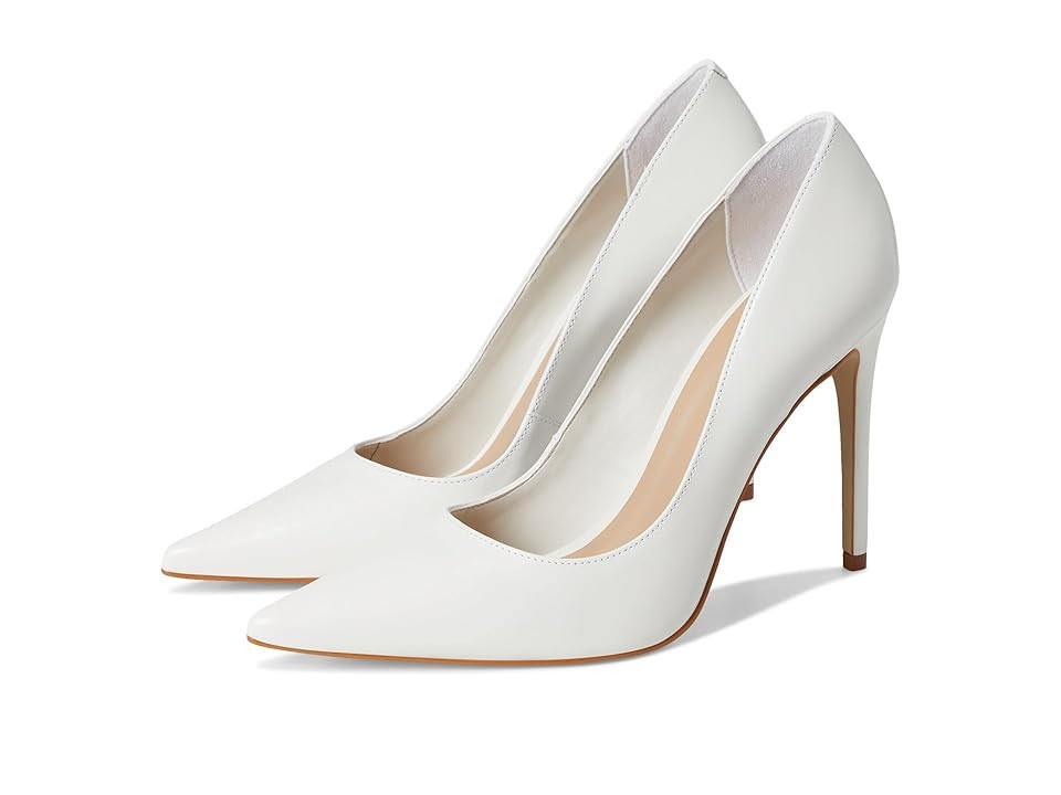 Steve Madden Noir Women's Shoes White Leather : 5.5 M | Zappos