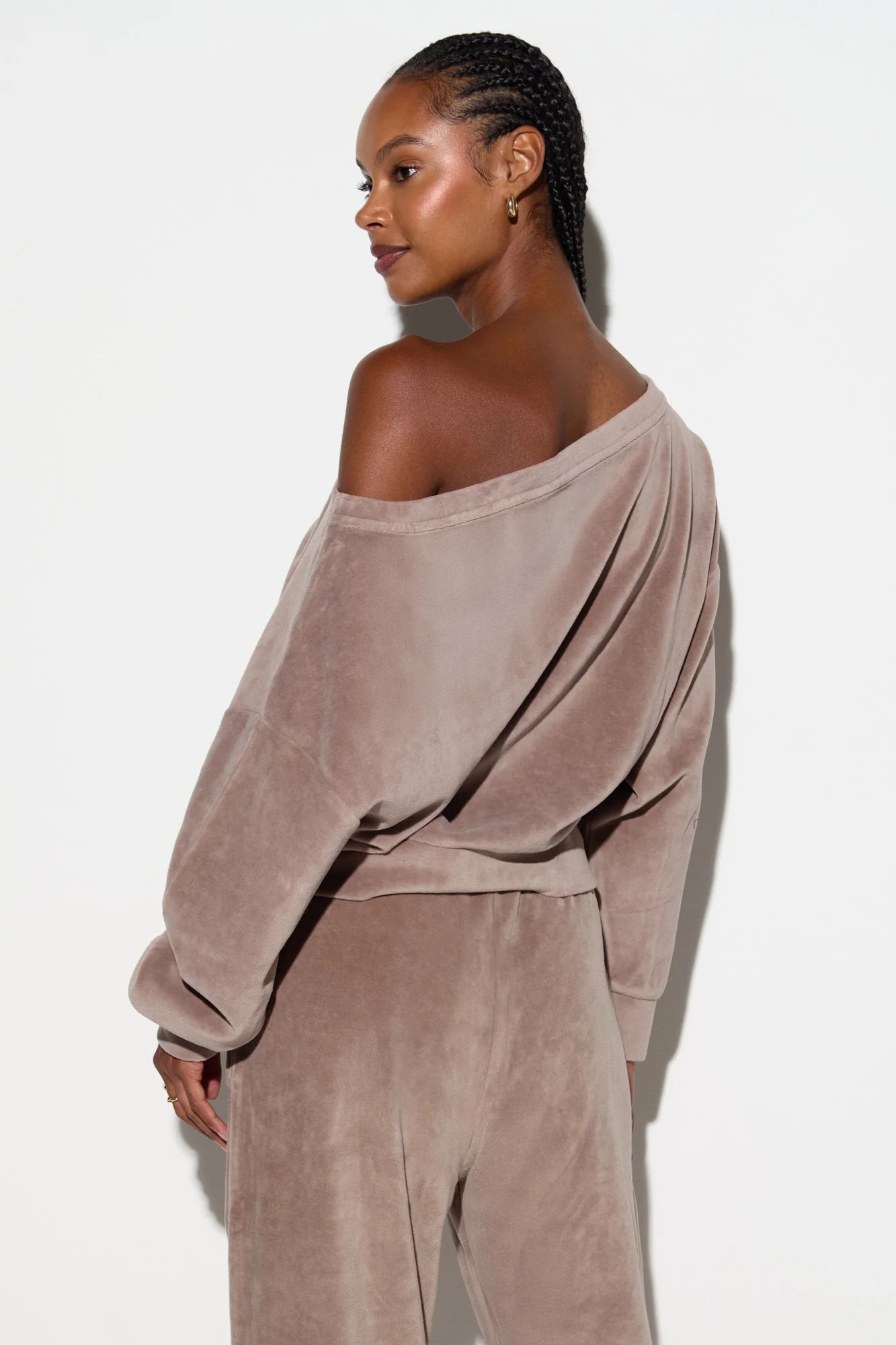 Velour Ava Sweatshirt | Spiritual Gangster | Spiritual Gangster