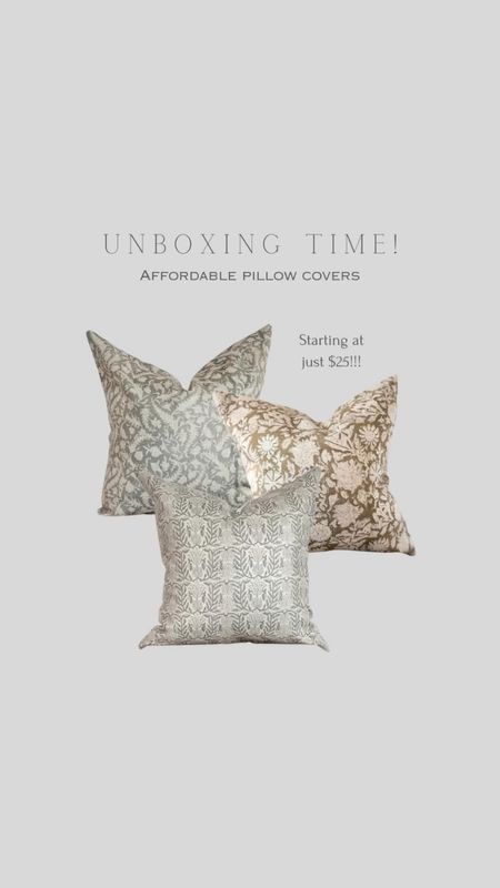 Shop these beautiful and affordable pillow covers on sale starting at just $25!!

#LTKHome #LTKSaleAlert #LTKFindsUnder50