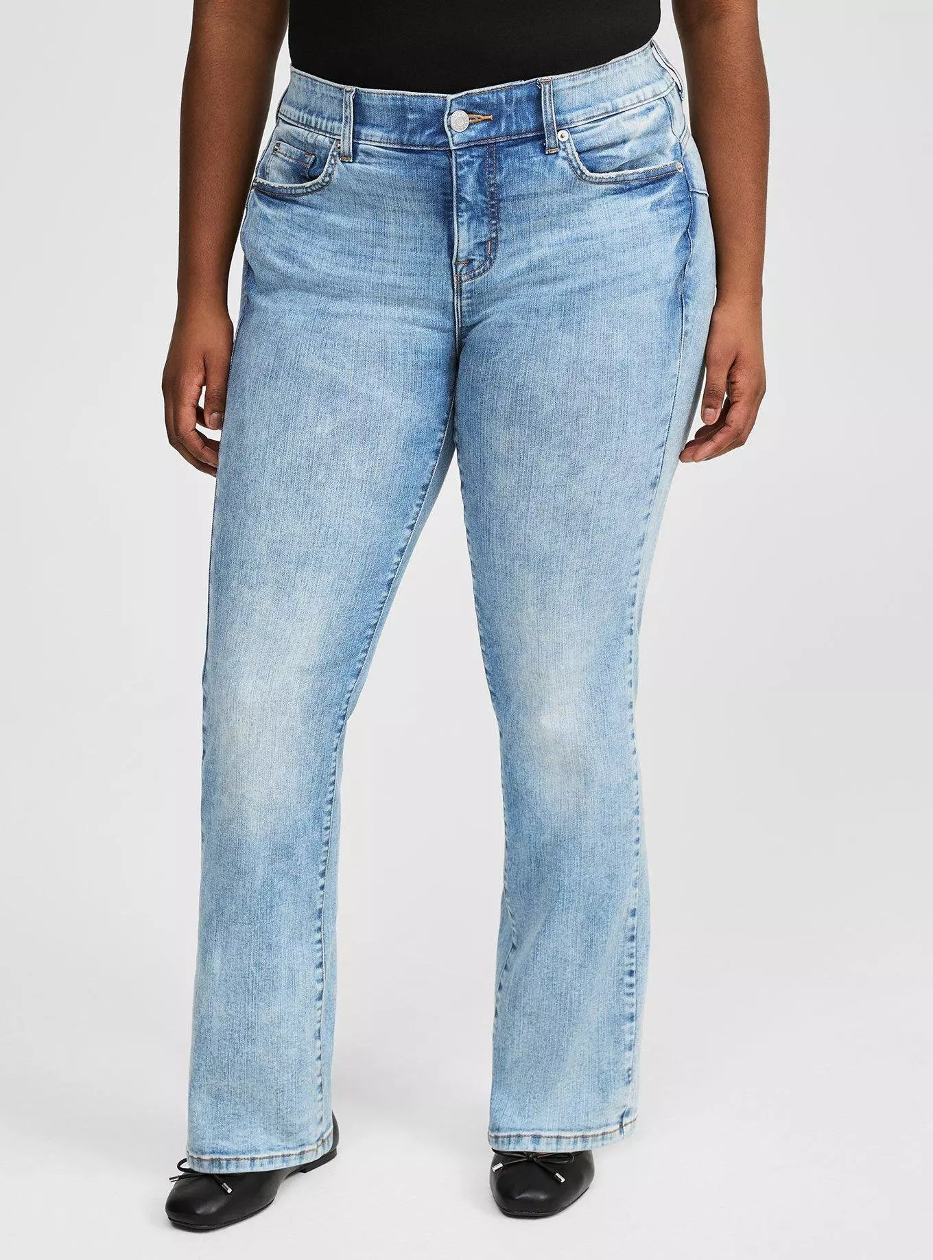 Bombshell Straight Premium Stretch High-Rise Jean | Torrid (US & Canada)