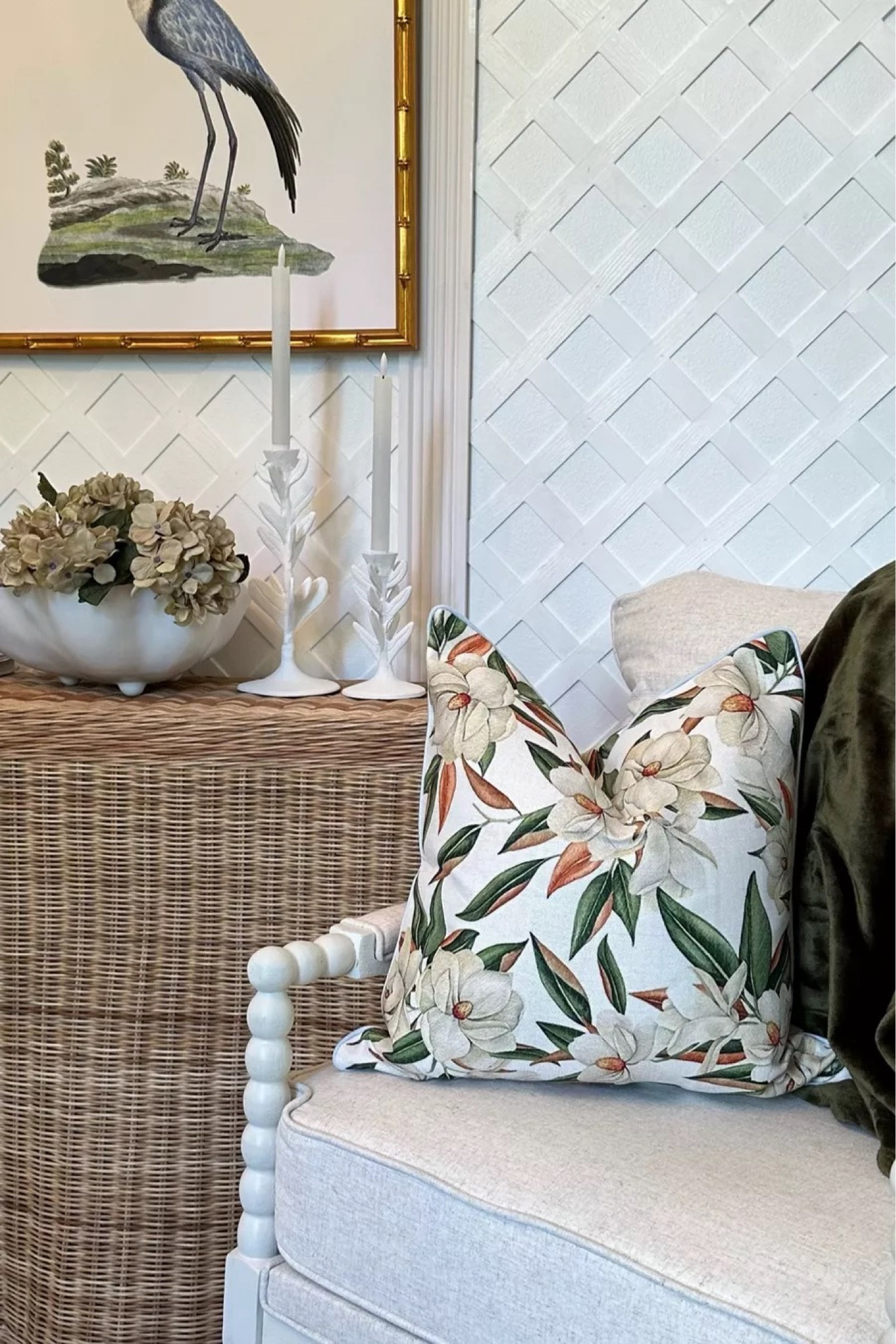 Holiday pillow, magnolia, accent chair, coastal Christmas

#LTKHoliday #LTKSeasonal #LTKhome