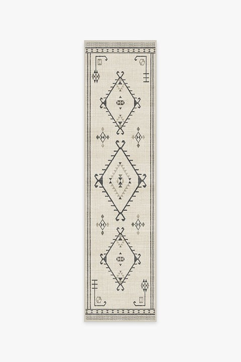 Damali Black & White Rug | Ruggable