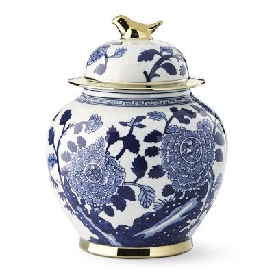 Ginger Jar With Figural Handle, Bird | Williams-Sonoma