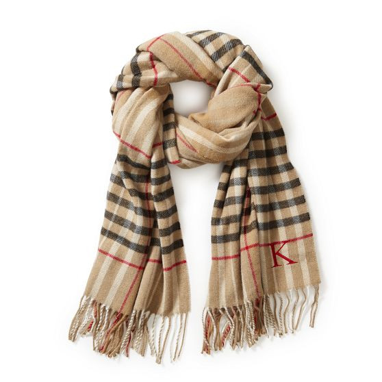 Italian Plaid Blanket Scarf | Mark and Graham