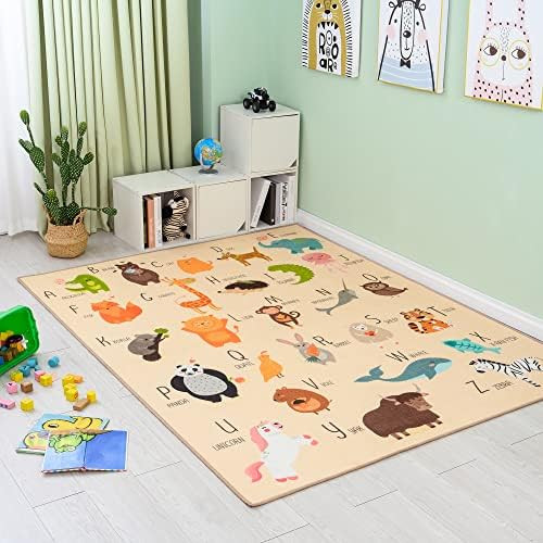 Kids Rug Abc Animal  | Amazon (US)