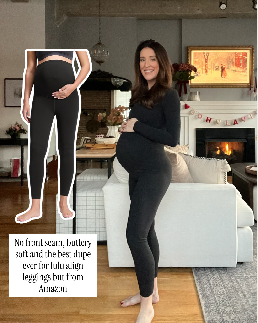 Best selling Amazon maternity leggings! Lulu align dupes 

 #LTKBump