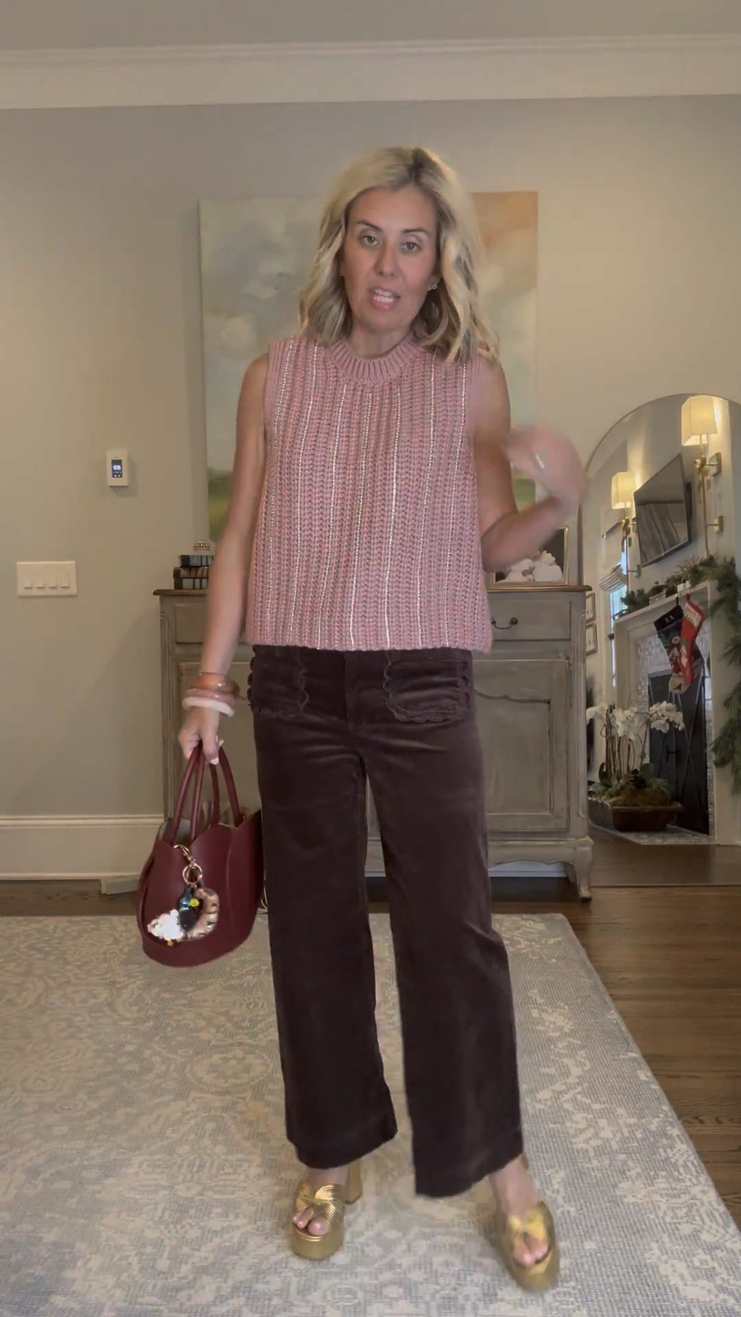 Y’all…I wasn’t sure I’d wear this sleeveless sweater in the winter but I’ve been obsessed with styling it all the ways- it’s so cute. And you know my love for the Colette pant runs deep…can you even with the scallop?!

Wearing XS sweater, 26 pants, 8 shoe 

#anthropartner @anthropologie

#LTKOver40 #LTKootd #LTKgrwm