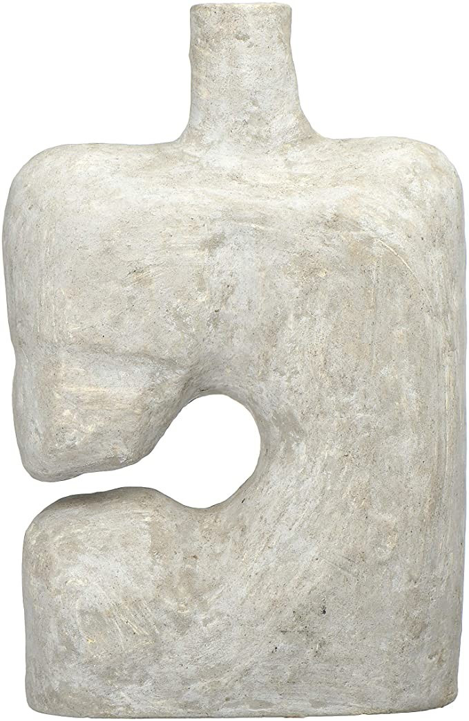 Bloomingville Grey Paper Mache Vase | Amazon (US)