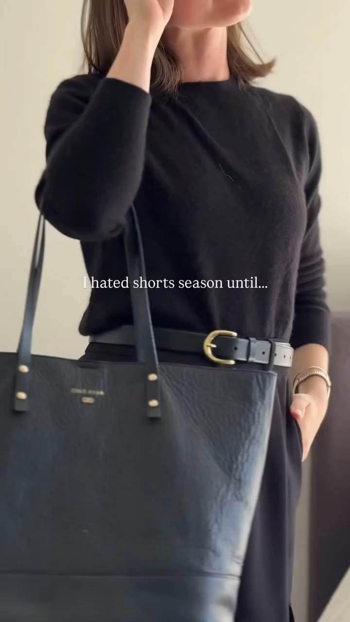 I never really loved shorts but I love these pleated shorts! These are a size small - I’m hoping they come back with more sizes in black 🤍

Spring 2026 outfit | spring shorts outfit | casual shorts outfit | ootd | what I wore

#LTKootd #LTKgrwm #LTKMothersDay