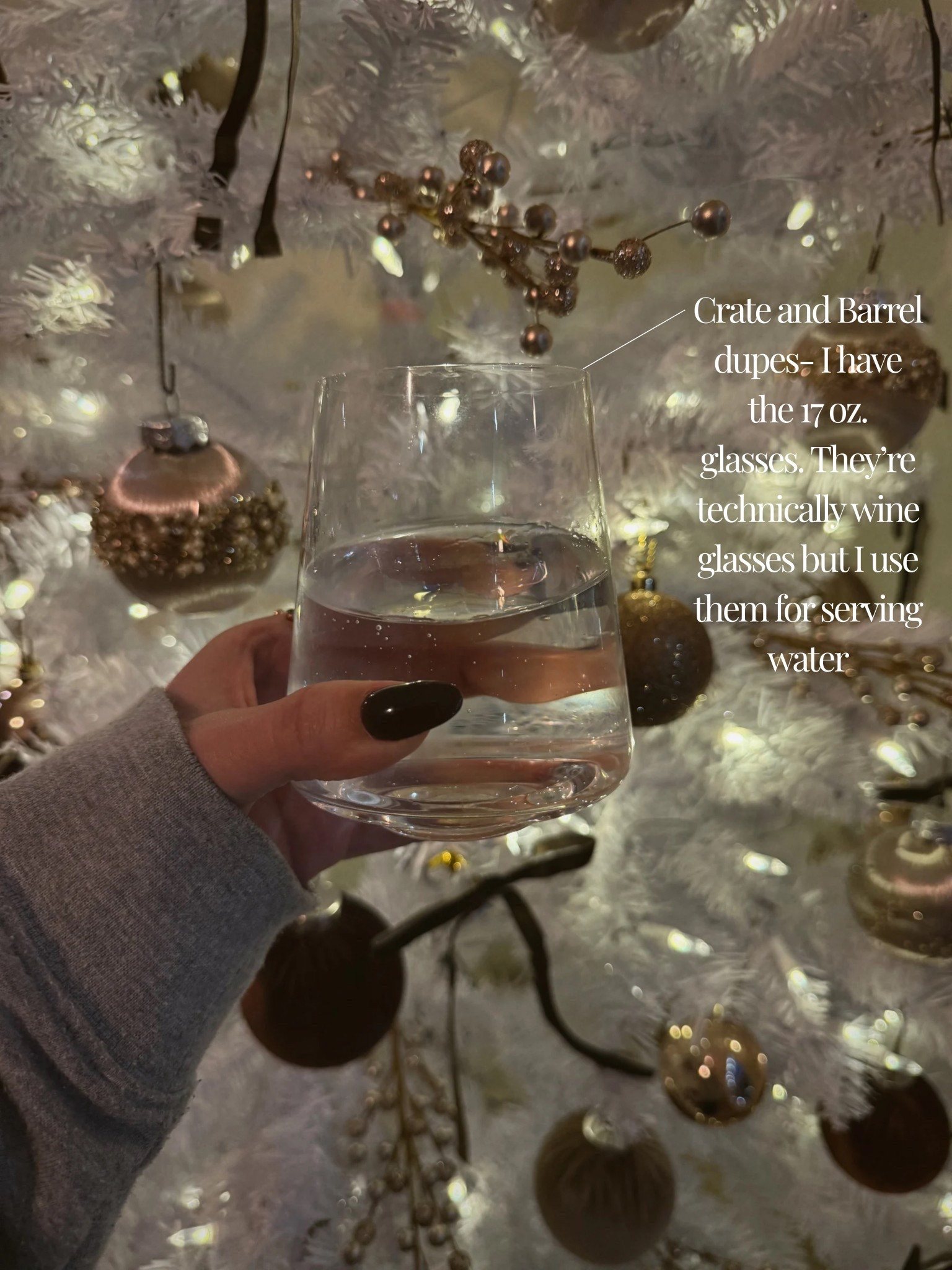 Crate and barrel dupes | stemless wine glasses | glass water cups | Amazon home finds 



#LTKSaleAlert #LTKCyberWeek #LTKHome