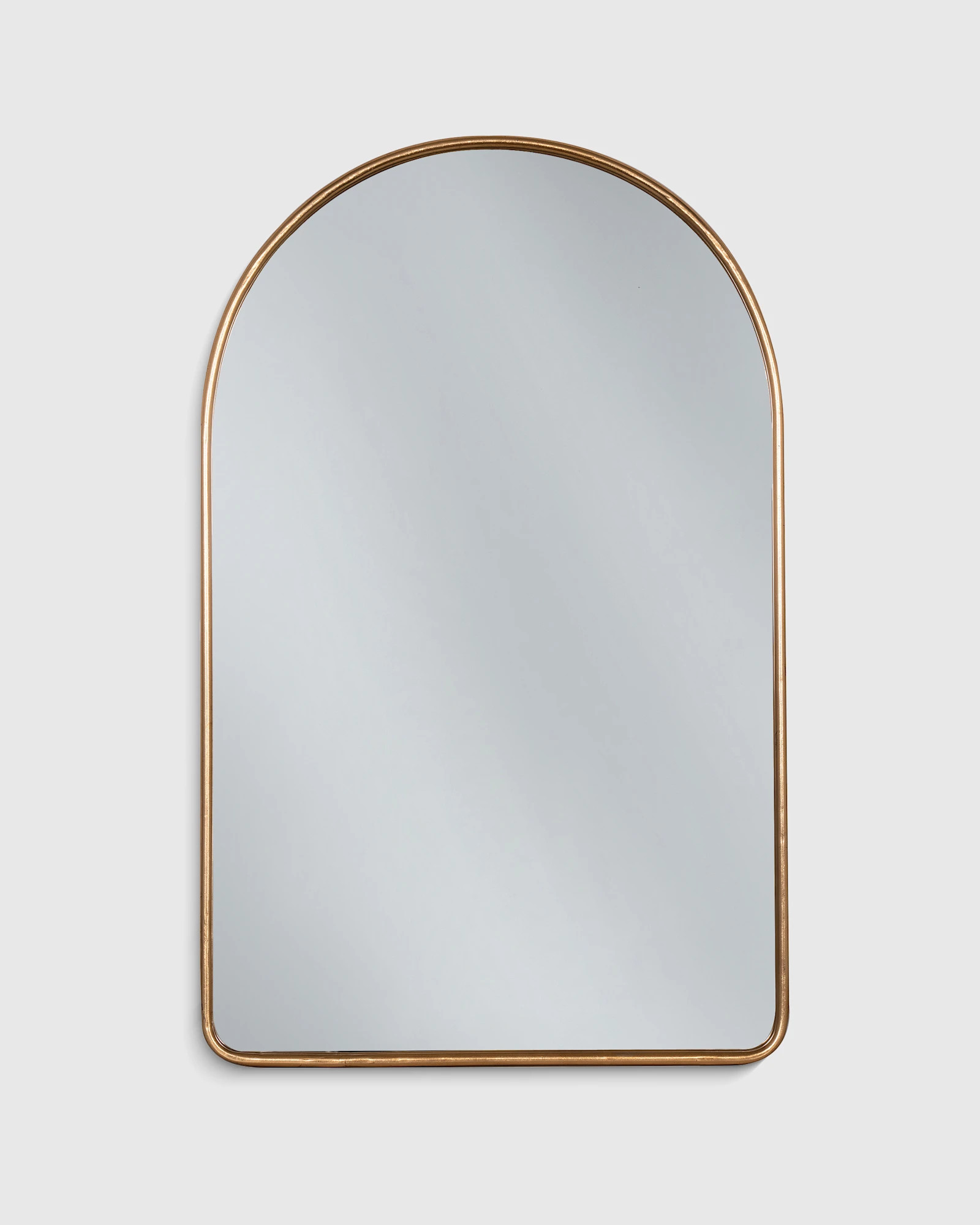 Quince - White Label | Quince | Arched Metal Framed Wall Mirror in Black Metal Frame, Glass | Quince