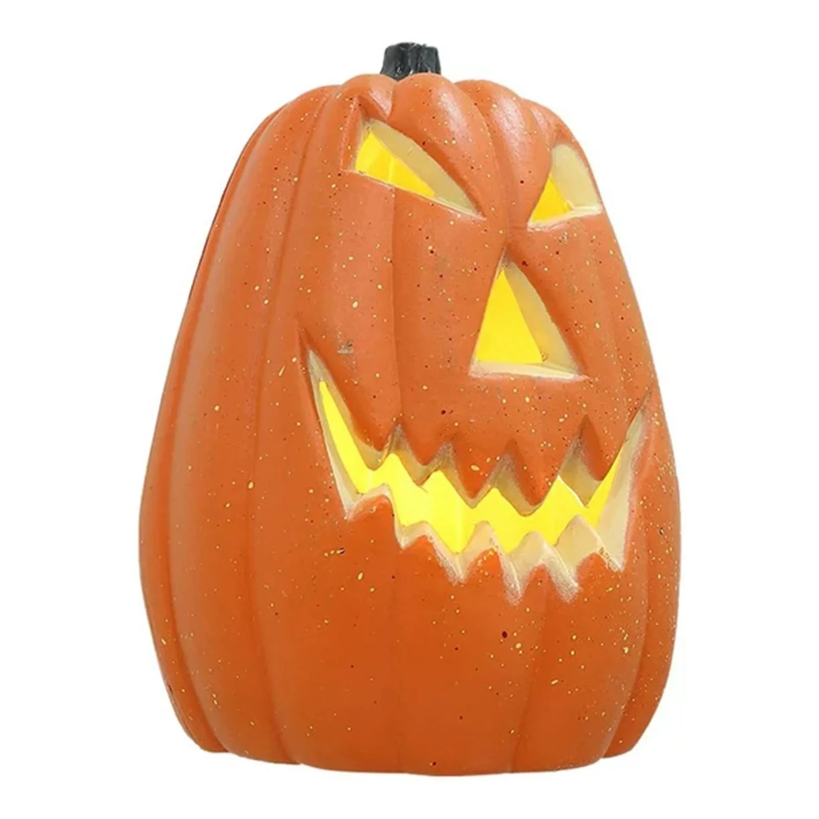 Halloween Pumpkin Lights LED 6.7"x5.1" Orange Halloween Decor Outdoor Flameless Candle for Pumpki... | Walmart (US)