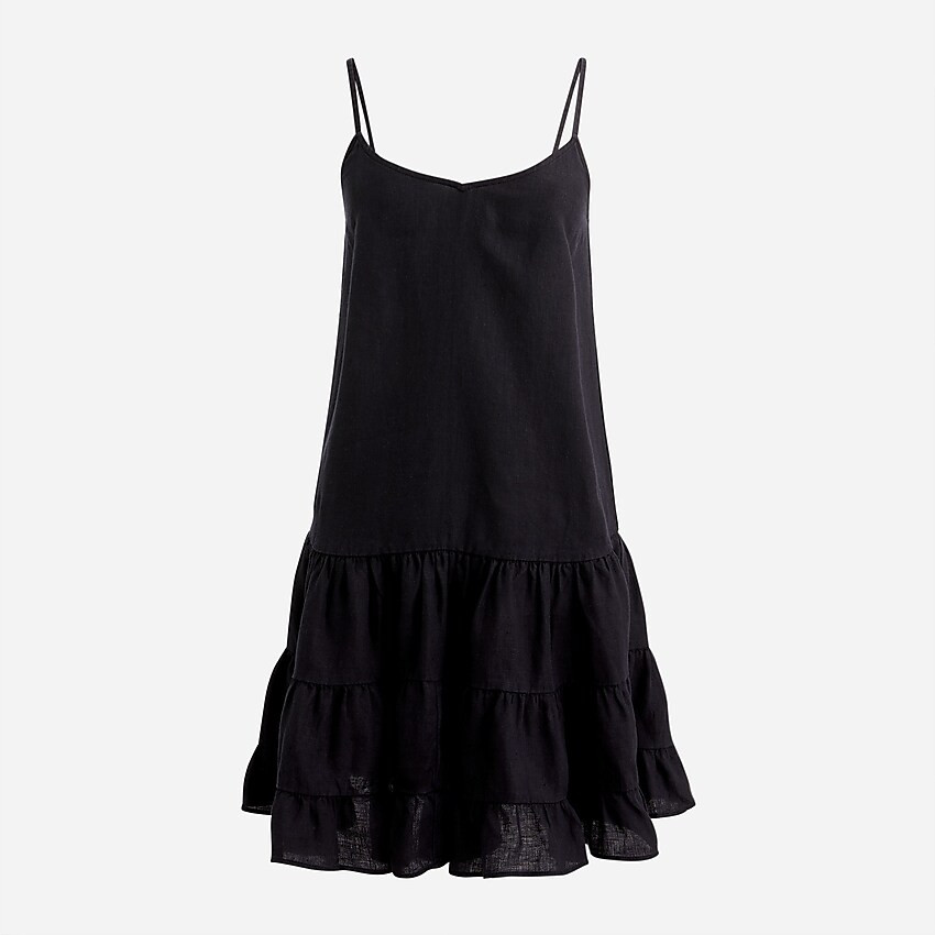 Tiered linen mini dress | J. Crew US