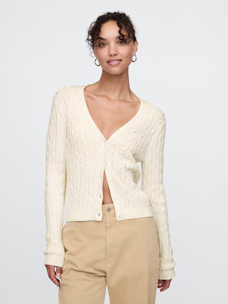 Cable-Knit Cardigan | Gap (US)