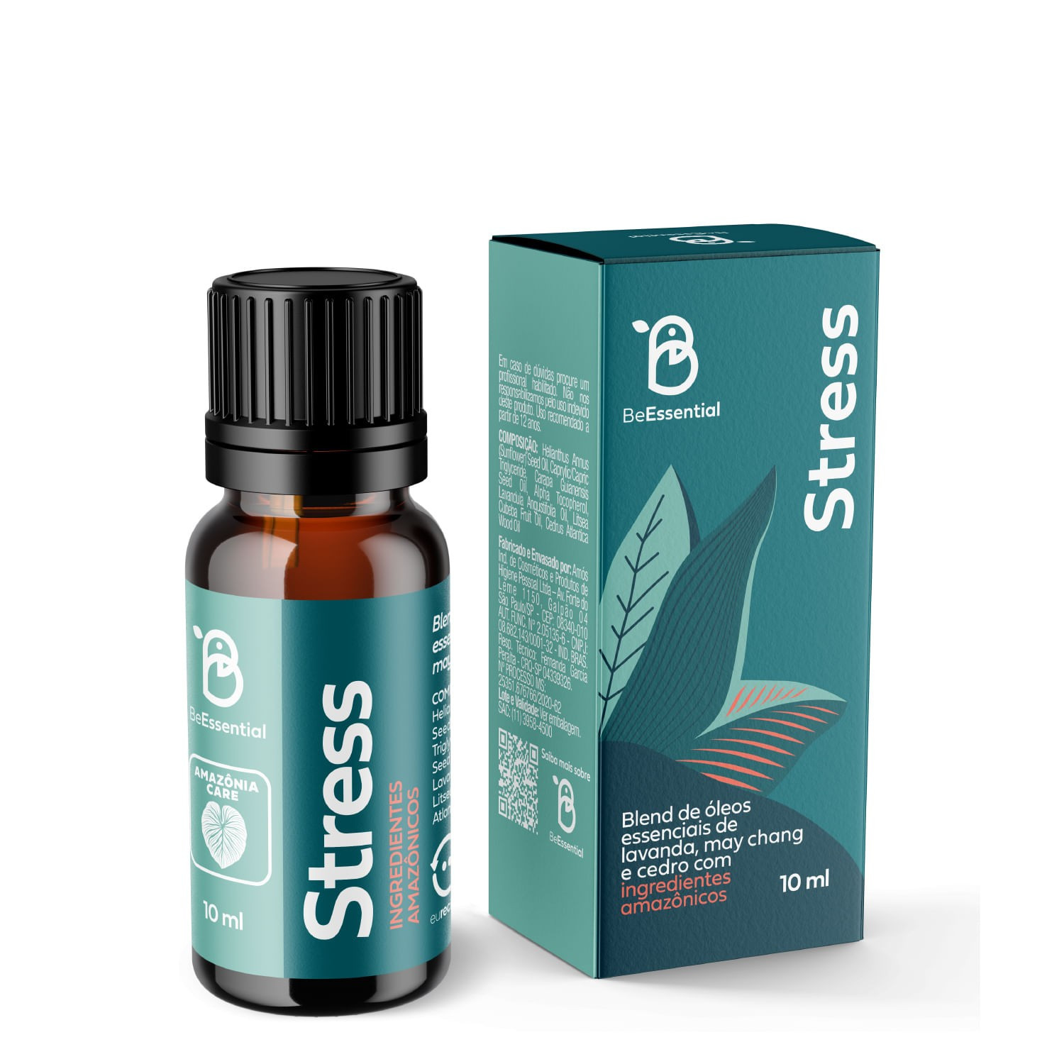 Blend de óleos essenciais BeEssential 10mL - Stress - BeBrasil – Brasileira de Corpo e Alma | BeBrasil (BR)
