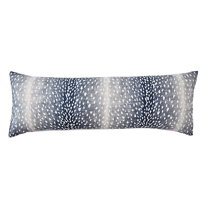 Antelope Long Lumbar Pillow - Navy - Ballard Designs | Ballard Designs, Inc.