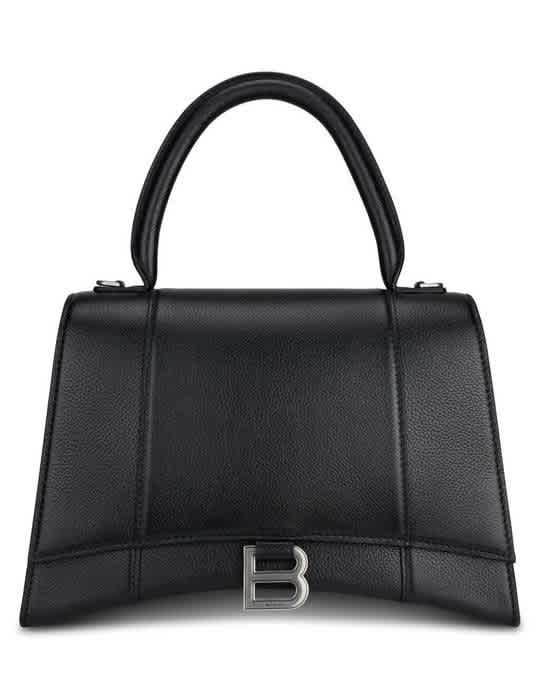 Balenciaga Ladies Hourglass Top Handle Bag In Black | Jomashop.com & JomaDeals.com