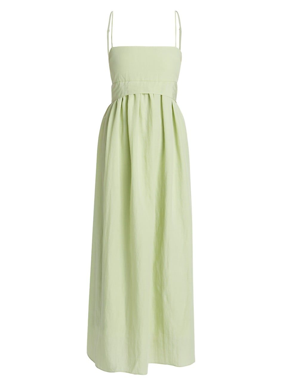 Bow-Back Pleated Maxi Dress | Saks Fifth Avenue