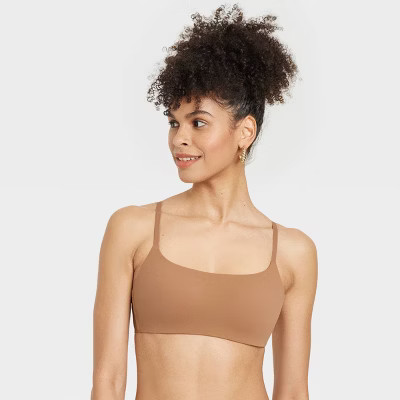 Women's Luxury Collection Bonded Microfiber Padded Scoop Bralette - Auden™ | Target