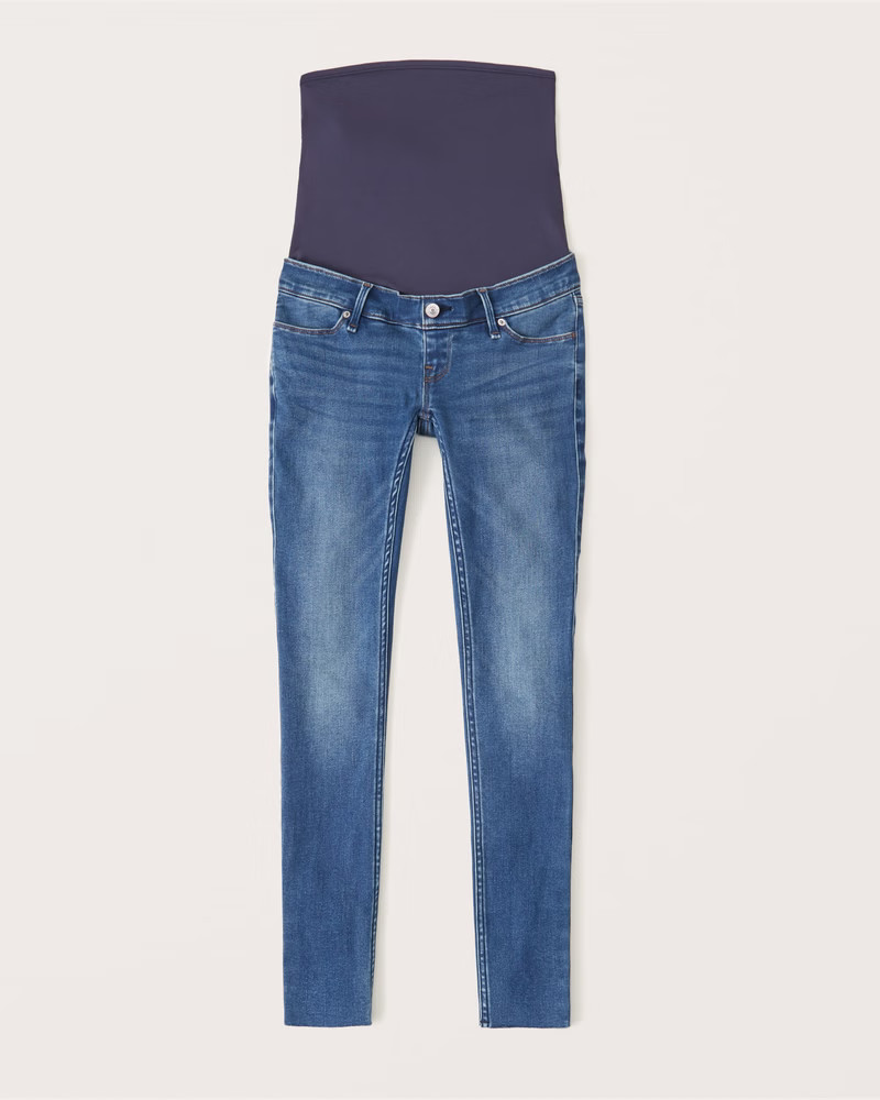 Women's Maternity Jean Leggings | Women's Bottoms | Abercrombie.com | Abercrombie & Fitch (US)