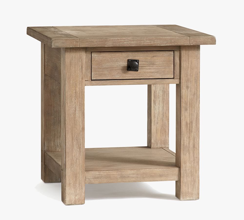 Benchwright 24" Square End Table | Pottery Barn (US)