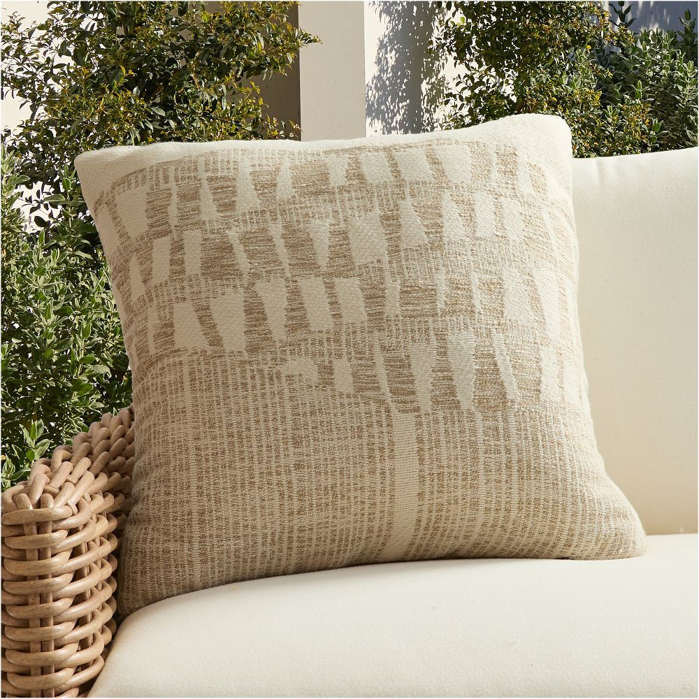 Outdoor Origin Geo Pillow | West Elm (US)