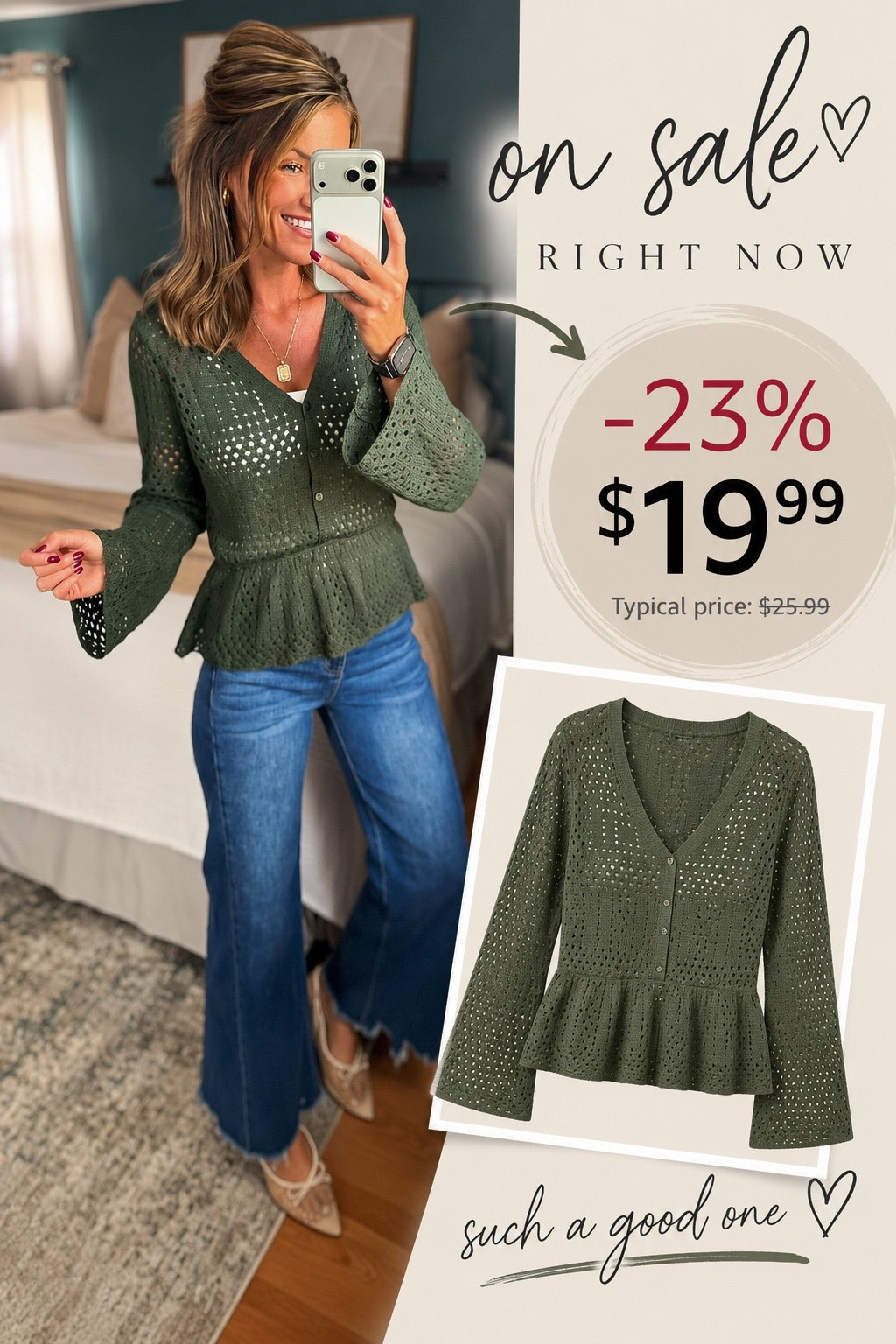 Adorable Amazon new arrival. 
Sweater/ small
Jeans/ 6

#LTKSeasonal #LTKOver40 #LTKSaleAlert