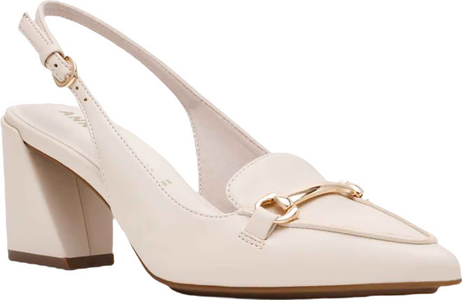 Women's Royce Block Heel Tailored Slingback Pumps | Macy's