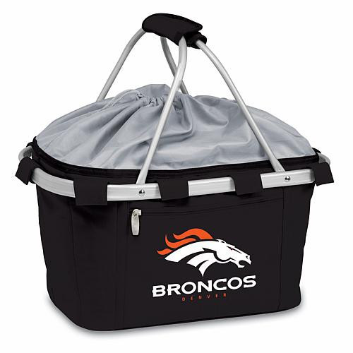 Football Fan Shop Picnic Time Metro Basket - Denver Broncos - Black | HSN