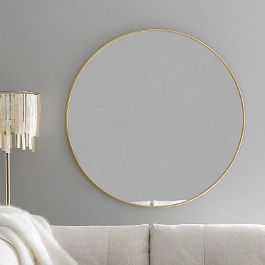 Metal Framed 36" Round Mirror | Pottery Barn Teen