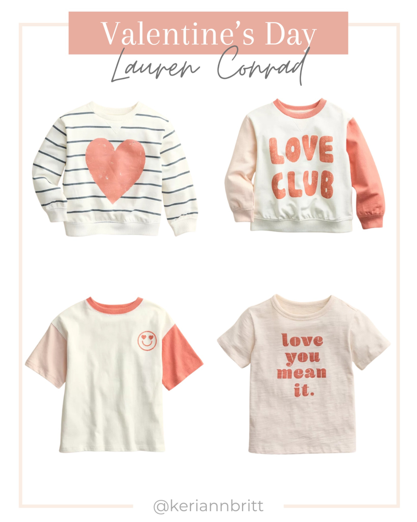 Little Co by Lauren Conrad Valentine’s Day

Kohl’s / Kohl’s kids / baby Valentine outfit / toddler Valentine shirt / Valentine sweatshirt / kids graphic tee / Lauren Conrad 

#LTKbaby #LTKkids