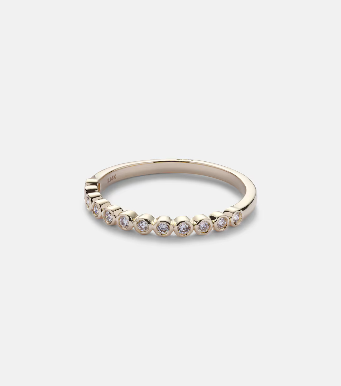 Slim Lattice 14kt 골드 다이아몬드 링 | Mytheresa (INTL)