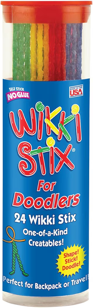 Wikki Stix for Doodlers - Kid's Travel Essential: Portable Creativity On-The-Go! Pack of 24 Wikki... | Amazon (US)
