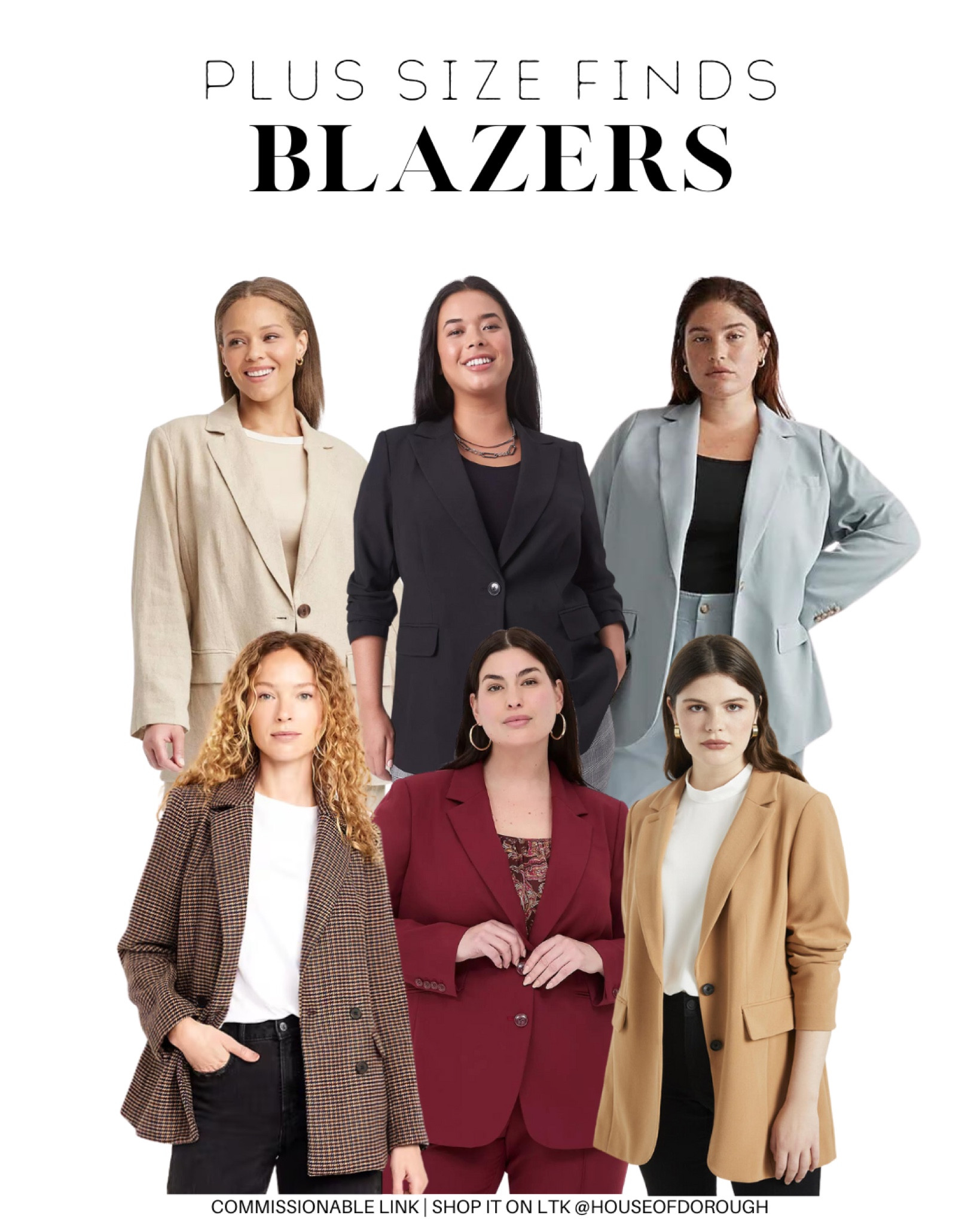 Plus Size Finds: Blazers

#LTKPlusSize #LTKWorkwear #LTKSeasonal