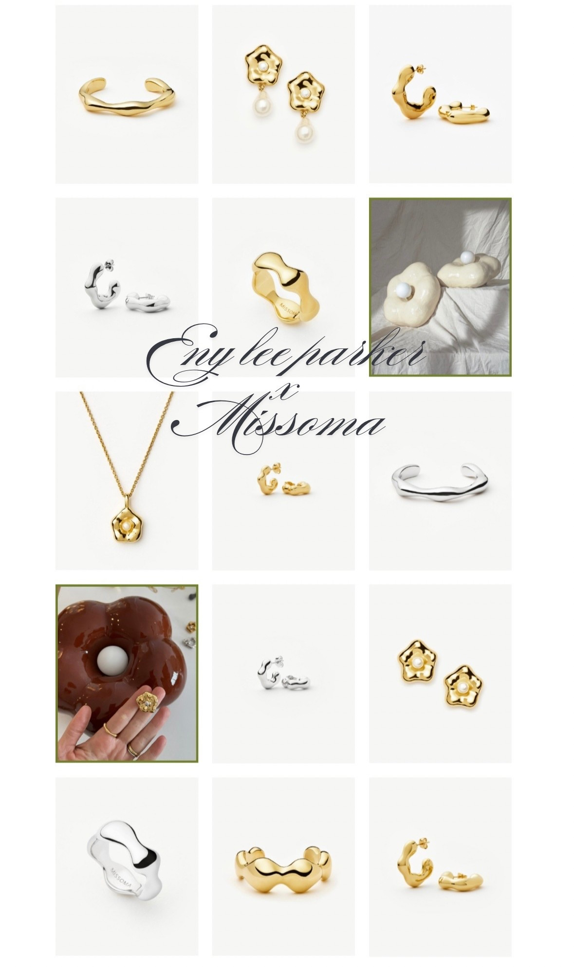 eny lee parker x missoma’s new collection 

just sharing my fav pieces from this collection — a mixture of stunning gold and silver statement jewellery pieces 

#LTKsummer #LTKeurope #LTKgiftguide