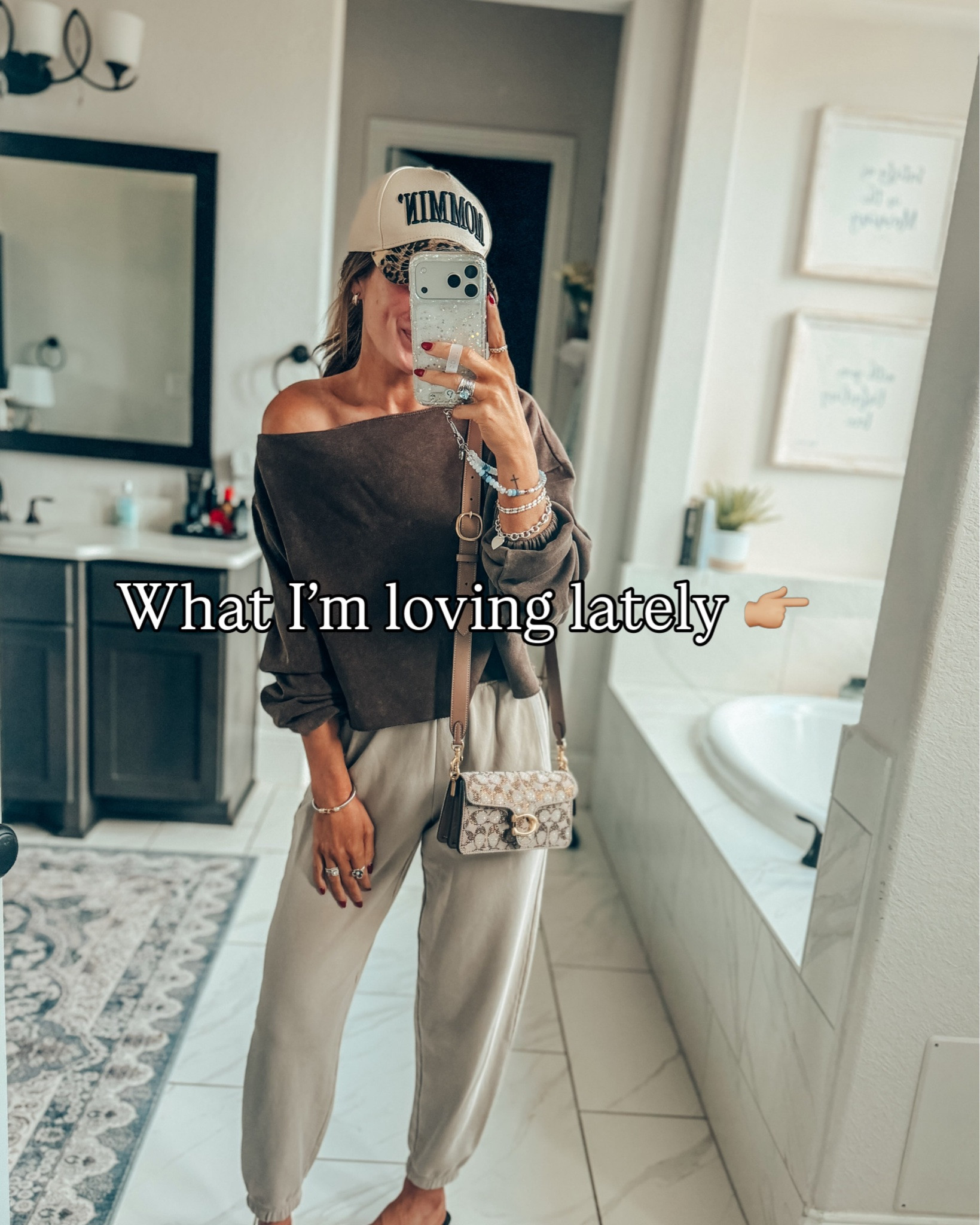 I’m 5”6 I usually wear a 0/XS/32D. 

Brown Sweatshirt: XS
Tan Joggers: XS
Gray Top: Small 
Levi Jeans: 24R
Green Joggers: XS
Black Tee: XS
Camo Sweatshirt: Small 
Gray Joggers: XS
Brown PJs: Small Top, XS bottoms
Bow Sweatshirt: XS
Jeans: 0 Regular
Track Pants: XS
White Top: XS

#fallfashion #affordablestyle #whatiwore

#LTKdayinmylife #LTKgrwm #LTKootd
