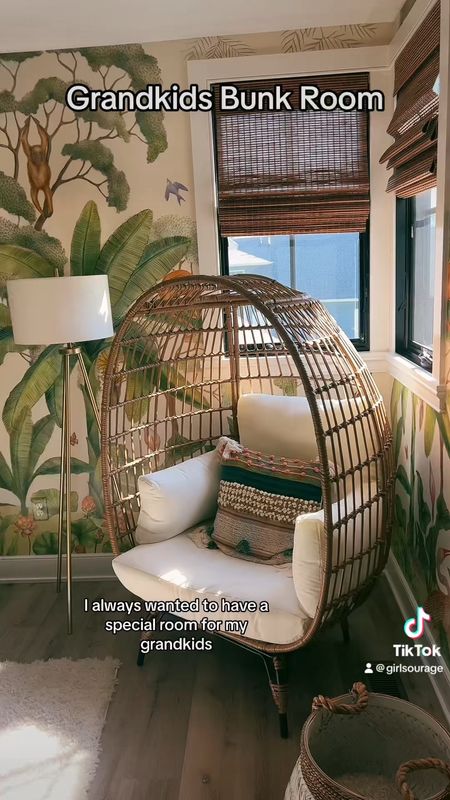  Jungle themed unisex bunk room / bedroom 🌴 Boys or girls bedroom design / decor ✨ Unisex baby nursery decor ideas inspo 

#LTKhome