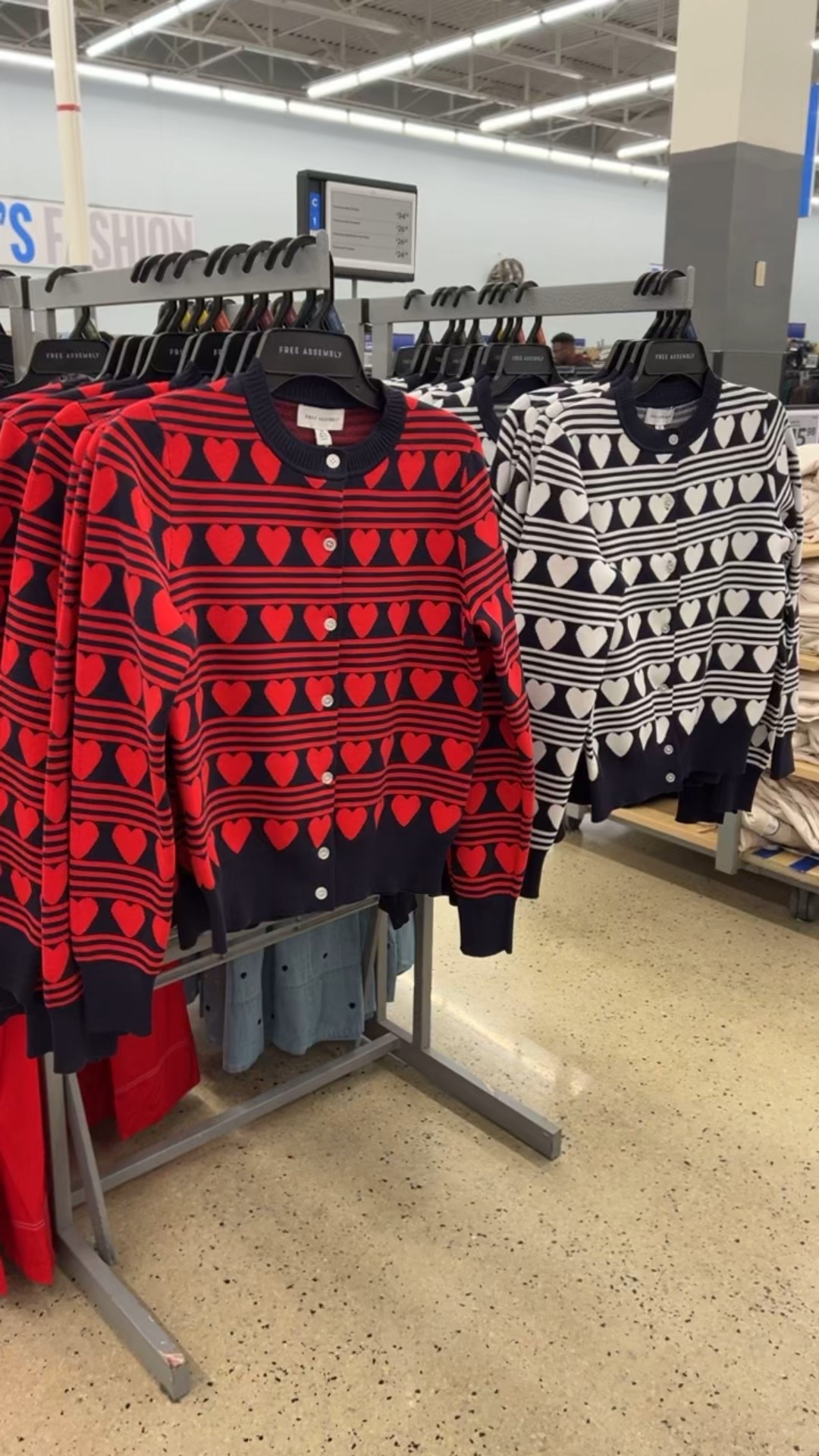 Walmart heart cardigan for the win! $24, comes in several colorways including stripes and solids too. #walmartfashion 

#LTKFindsUnder50 #LTKFindsUnder100