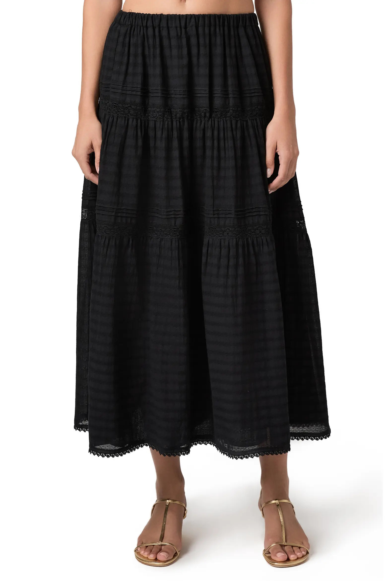 PAIGE Andres Tiered Maxi Skirt (Women) | Nordstrom | Nordstrom